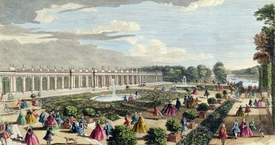 Blick auf das Schloss Trianon, zum Parterre von Jacques Rigaud